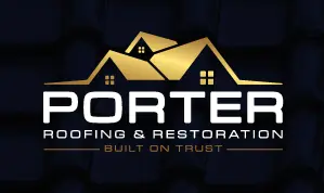 roofing logo for porter roofing in indianapolis