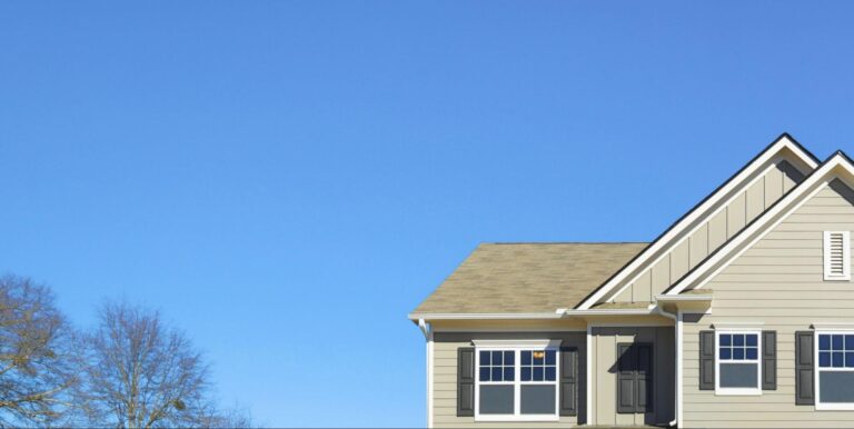 a house with complete siding