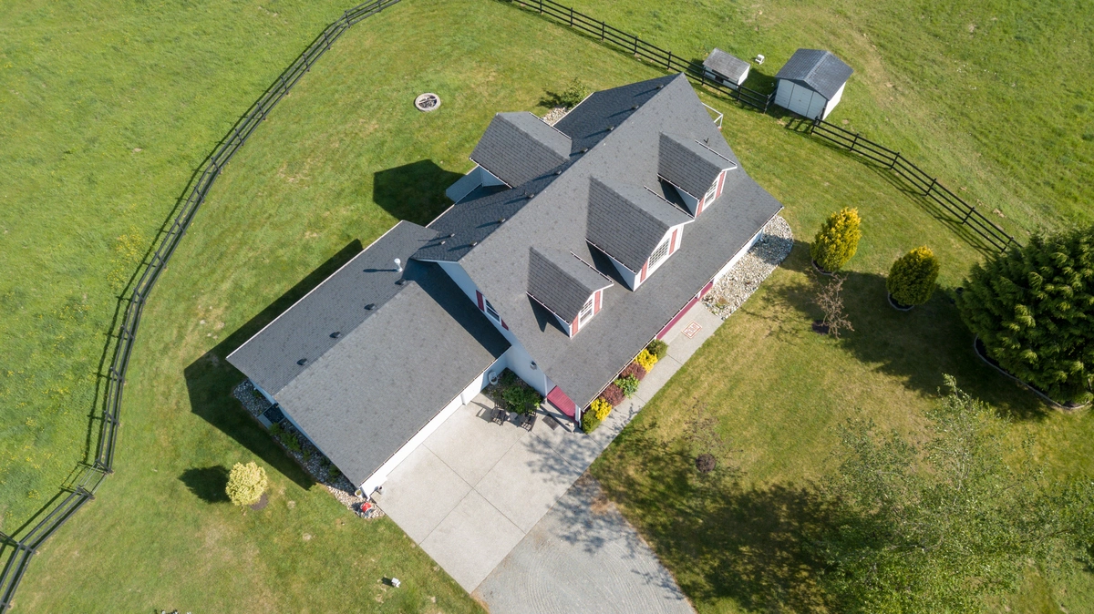 house roof aerial view 1